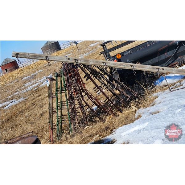 Diamond Harrows (13) w/Harrow Bar