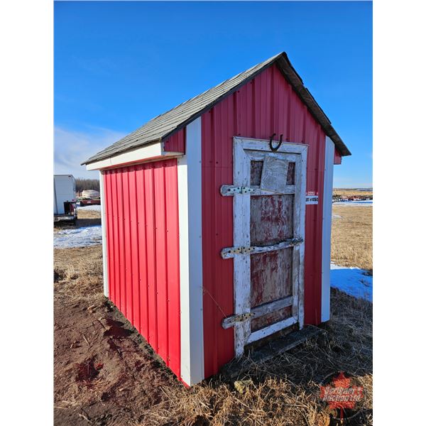 Tin Shed on Skids w/Contents