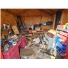 Image 2 : Wood Shed on Skids w/Contents