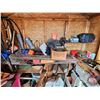 Image 7 : Wood Shed on Skids w/Contents