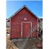 Image 1 : Wood Shed on Skids (Red) w/Contents