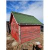 Image 4 : Wood Shed on Skids (Red) w/Contents