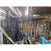 Image 10 : Work Shop Items : Forge Blower & Table; Post Drill; Jack Shaft; Metal Parts & Pieces; Wagon Wheels; 