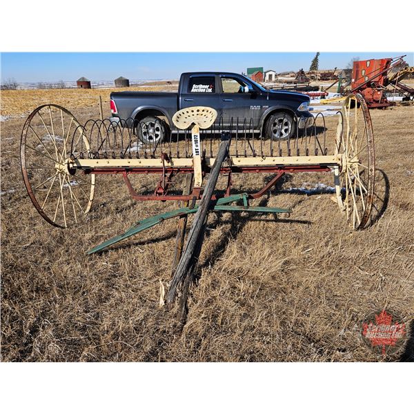 Antique Horse-drawn Hay Rake "Canada"