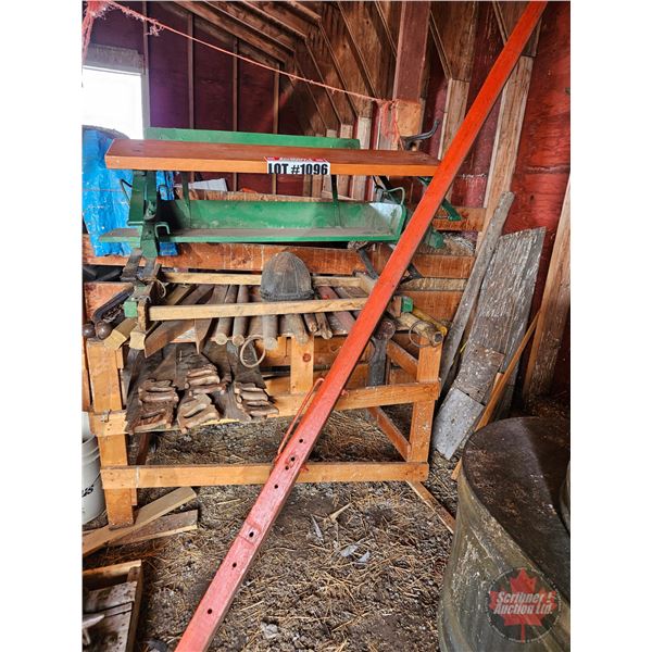 Buggy Seats (2) ; Eveners, Handsaws, Wagon Team Pole (Wood), Buggy Parts, etc!