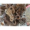 Image 3 : Pallet Lot : Variety of Chains & Hooks