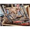 Image 5 : Pallet Lot: Antique Tools, Vise, Gooseneck Bars, etc