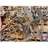 Image 3 : Pallet Lot: Variety Tools (Wrenches, Come-A-Longs (2), Beam Scale, Hydraulic Jack, Boomers, Square, 