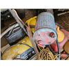 Image 4 : Pallet Lot: 11 Gallon Portable Air Tank, Gas Cans; Funnels, etc