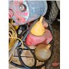 Image 5 : Pallet Lot: 11 Gallon Portable Air Tank, Gas Cans; Funnels, etc
