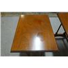 Image 10 : Qty 3 Wooden Nesting Tables 23.5" x 15" x 21"H (largest)