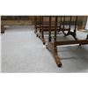 Image 11 : Qty 3 Wooden Nesting Tables 23.5" x 15" x 21"H (largest)