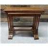 Image 1 : Qty 3 Wooden Nesting Tables 23.5" x 15" x 21"H (largest)