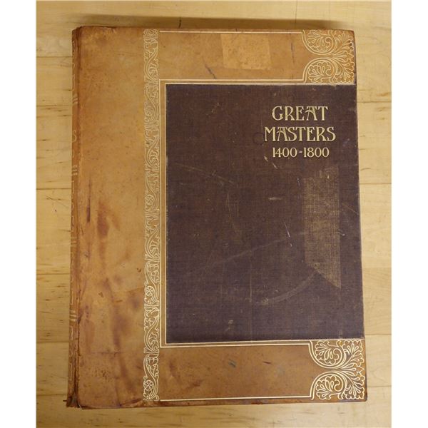 Great Masters 1400-1800 Book of Reproductions by Sir Martin Conway 1903