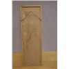 Image 6 : Qty 2 Carved Wooden Bali Dance Masks in Bamboo Motif Frame 24" x 8.5"