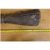 Image 10 : New Guinea Carved Wooden Drum w/ Crocodile Hide 7" Dia, 27"H (cracked)