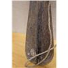 Image 5 : New Guinea Carved Wooden Drum w/ Crocodile Hide 7" Dia, 27"H (cracked)