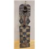 Image 1 : Carved Wooden African Mask 10" x 7" x 38"H
