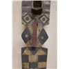 Image 3 : Carved Wooden African Mask 10" x 7" x 38"H