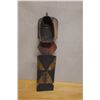 Image 9 : Carved Wooden African Mask 10" x 7" x 38"H