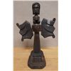 Image 1 : Indonesian Carved Hardwood Batak Tribal Ancestor Ritual Candle Holder 15" x 8" x 20"H