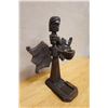 Image 5 : Indonesian Carved Hardwood Batak Tribal Ancestor Ritual Candle Holder 15" x 8" x 20"H