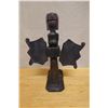 Image 7 : Indonesian Carved Hardwood Batak Tribal Ancestor Ritual Candle Holder 15" x 8" x 20"H