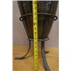 Image 11 : Large Amphora Vase in Wrought Iron Tripod Stand 9.5" Dia, 28"H (inc stand)