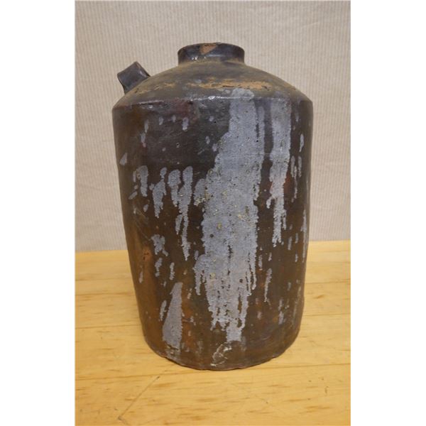 Japanese Stoneware Storage Jar 11" Dia, 17"H