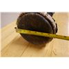Image 16 : New Guinea Carved Wooden Drum w/ Bird Handle 7" Dia, 27"H