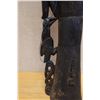 Image 5 : New Guinea Carved Wooden Drum w/ Bird Handle 7" Dia, 27"H