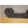 Image 2 : Long Wooden Tribal Carving 42" x 1.5" x 8.5"H
