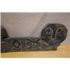Image 4 : Long Wooden Tribal Carving 42" x 1.5" x 8.5"H