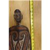 Image 10 : New Guinea Polychrome Carved Wooden Shield 6" x 25"H