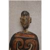 Image 2 : New Guinea Polychrome Carved Wooden Shield 6" x 25"H
