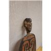 Image 4 : New Guinea Polychrome Carved Wooden Shield 6" x 25"H