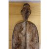 Image 6 : New Guinea Polychrome Carved Wooden Shield 6" x 25"H