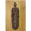 Image 9 : New Guinea Polychrome Carved Wooden Shield 6" x 25"H