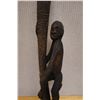 Image 3 : New Guinea Carved Wooden Ceremonial Adze 4" x 4" x 30"H
