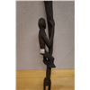 Image 9 : New Guinea Carved Wooden Ceremonial Adze 4" x 4" x 30"H