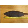 Image 11 : New Guinea Carved Wooden Sepik Paddle w/ Info Tag 5" x 48"H