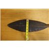 Image 12 : New Guinea Carved Wooden Sepik Paddle w/ Info Tag 5" x 48"H