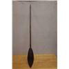 Image 5 : New Guinea Carved Wooden Sepik Paddle w/ Info Tag 5" x 48"H