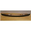 Image 1 : Carved Wooden Western-Style Canoe w/ 2 Paddles 4.5" x 28"L