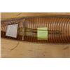 Image 3 : Carved Wooden Western-Style Canoe w/ 2 Paddles 4.5" x 28"L