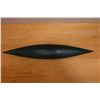 Image 7 : Carved Wooden Western-Style Canoe w/ 2 Paddles 4.5" x 28"L