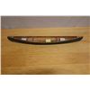 Image 8 : Carved Wooden Western-Style Canoe w/ 2 Paddles 4.5" x 28"L