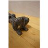 Image 9 : African Hardwood Female Carving w/ Vessel on Head 4.5" x 4.5" x 21"H (cracked)