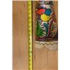 Image 11 : Hand-Painted Ceramic Folk-Art Figure 4" Dia, 24"L (chipped)