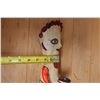 Image 13 : Hand-Painted Ceramic Folk-Art Figure 4" Dia, 24"L (chipped)